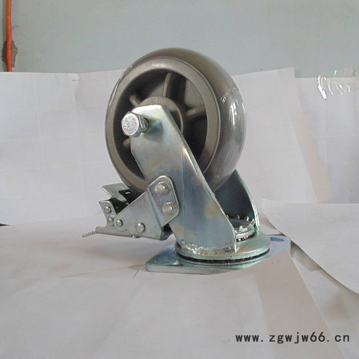 厚铭  厂家  工业脚轮  工业橡胶脚轮 工业万向轮  工业静音耐磨脚轮 工业轮 刹车脚轮图3