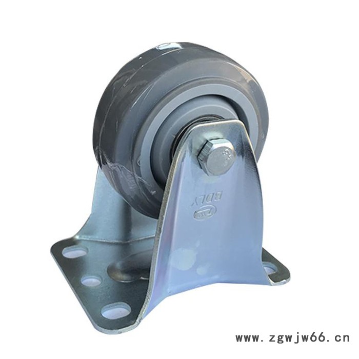 北大轮业供应  足王脚轮  灰色人造胶轮  人造胶轮   人造万向轮图2