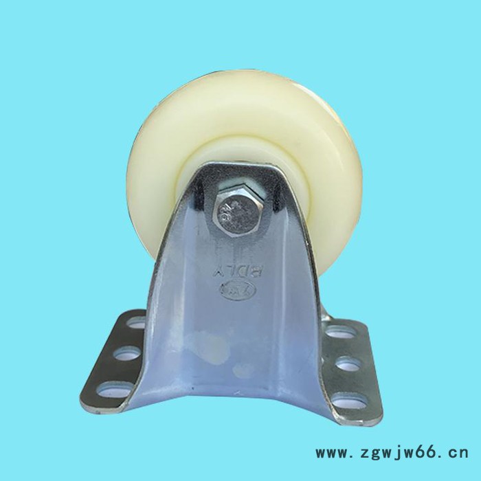 5寸白色尼龙轮 重型尼龙万向轮 重型工业脚轮厂家  量大从优图4