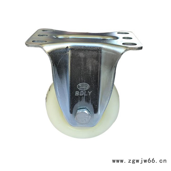 5寸白色尼龙轮 重型尼龙万向轮 重型工业脚轮厂家  量大从优图2