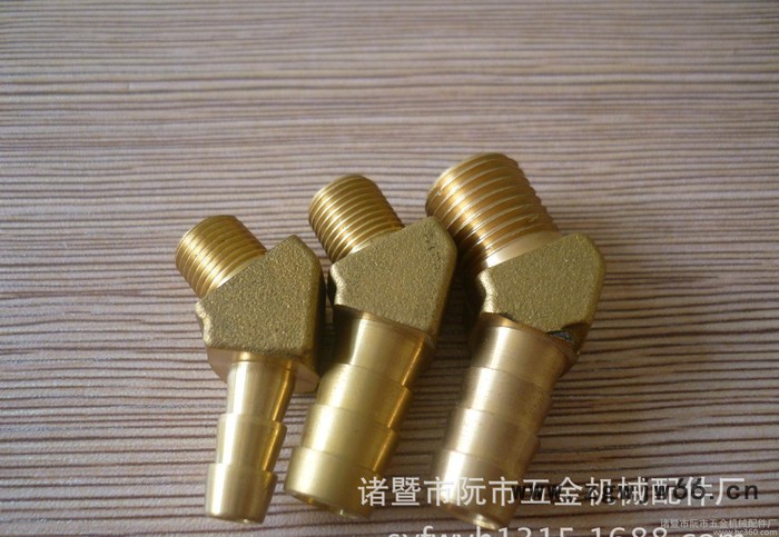 铜外丝宝塔弯头  连接软管弯头 铜接头 气动元件 气动接头