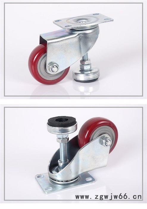 龙汇天下 水平调节轮  3寸 带脚杯轮 4寸 万向轮 一体轮 可调高度轮 欢迎咨询图2