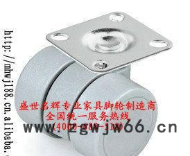 直销 新款平板万向轮 家具脚轮 尼龙脚轮 平板万向轮图2