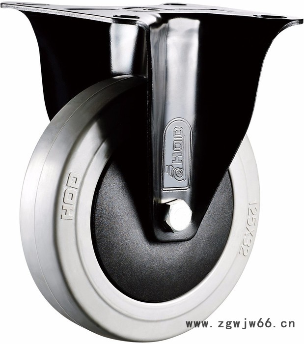 厚德 180kg工业脚轮 HOD T1款 万向轮 PU轮 工业脚轮 4“ 5手推车轮T150320-505 脚轮/万向轮图2