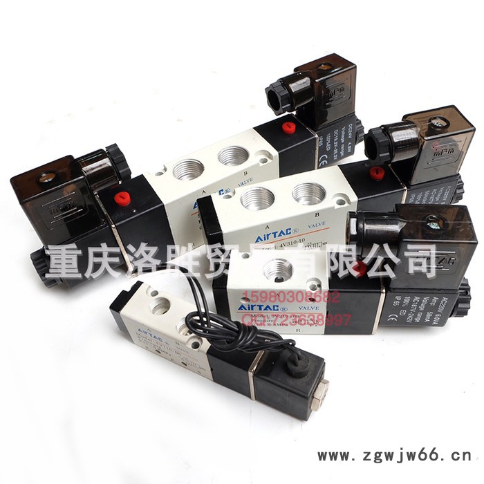 重庆亚德客电磁阀气控阀3V210-08换向阀二位三通气动元件