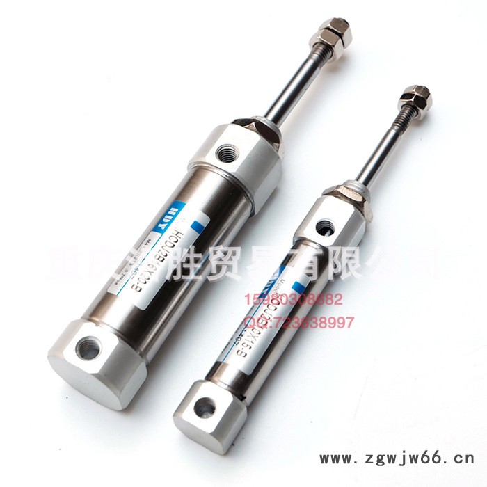 气动元件小型迷你不锈钢气缸CDJ2B-06*5-B/CDJ2B-06*10-B重庆现货