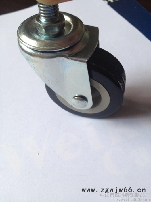 供应威科脚轮轻型脚轮 万向轮 PVC脚轮丝扣脚轮图2