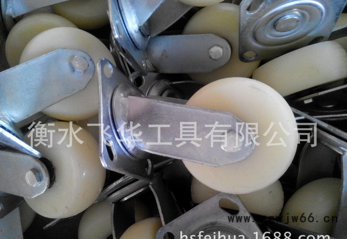 现货销售**脚轮  尼龙万向轮 塑料轮 多种规格  欢迎订购图2