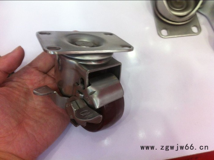 供应现货科顺脚轮/万向轮、科顺聚氨酯材质、不锈钢支架脚轮图3