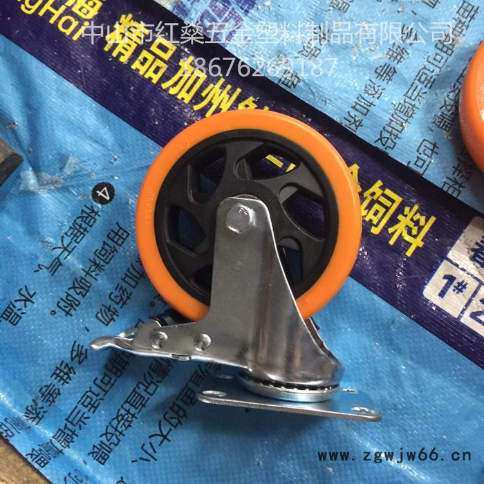 中型中型环保静音万向轮 移动设备轮 工业脚轮图3