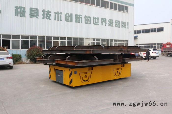 帕菲特 制造10t重型无轨平移平台车可360度转弯 胶轮万向轮电动平板车运输无人驾驶无线遥控无轨转运地平车10吨供应图3