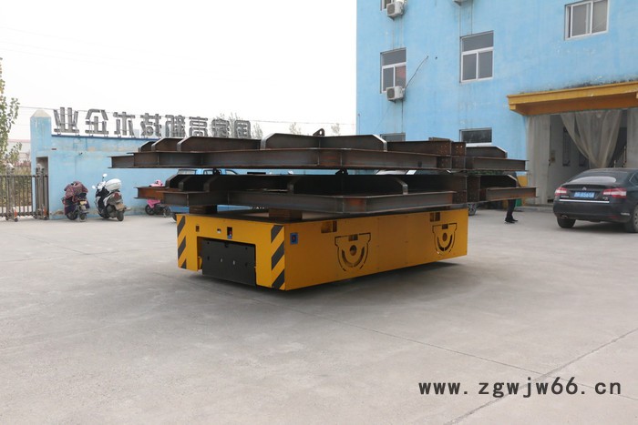 帕菲特 制造10t重型无轨平移平台车可360度转弯 胶轮万向轮电动平板车运输无人驾驶无线遥控无轨转运地平车10吨供应图7