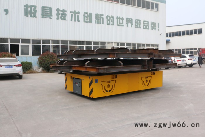 帕菲特 制造10t重型无轨平移平台车可360度转弯 胶轮万向轮电动平板车运输无人驾驶无线遥控无轨转运地平车10吨供应图4