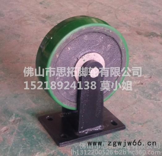专业生产铁心聚氨酯万向轮，铁心聚氨酯脚轮，超重型机械工业轮图3