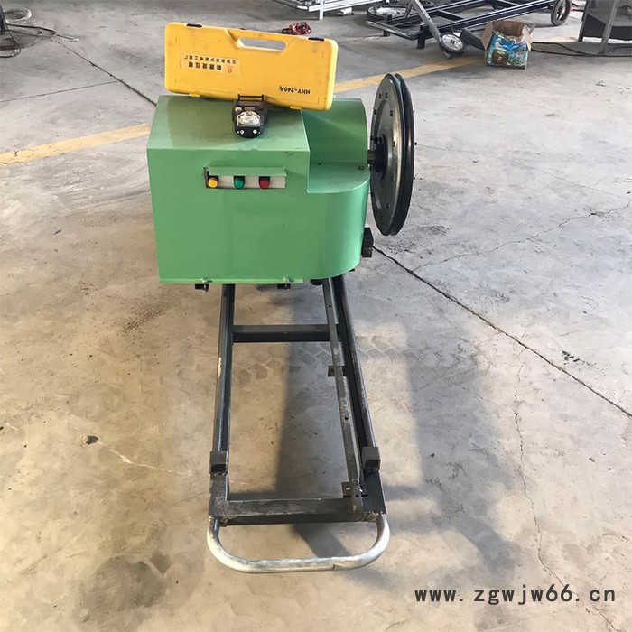 悍博 万向轮绳锯切割机 电动绳锯割断机 工业轮耐磨绳锯机图5