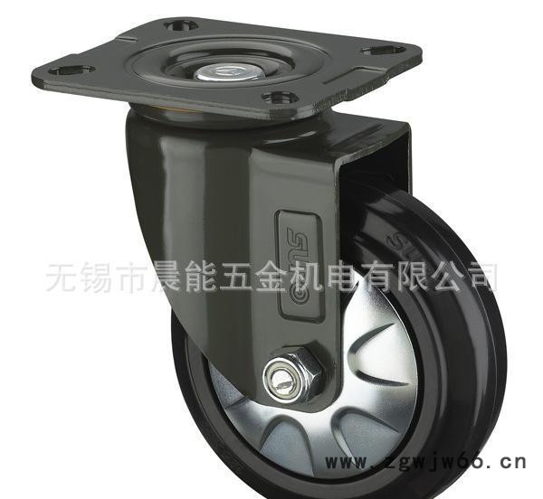 向荣高品质中重型天然高弹力橡胶万向轮/脚轮 江苏万向轮/脚轮图3