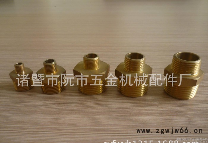 铜双外丝接头 等径铜对丝 异径外牙铜对丝 气动元件 直通铜接图2