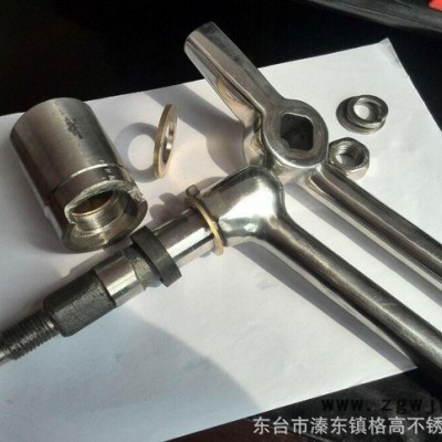 不锈钢船用五金 不锈钢船舶配件 不锈钢水密门把手 90度把手