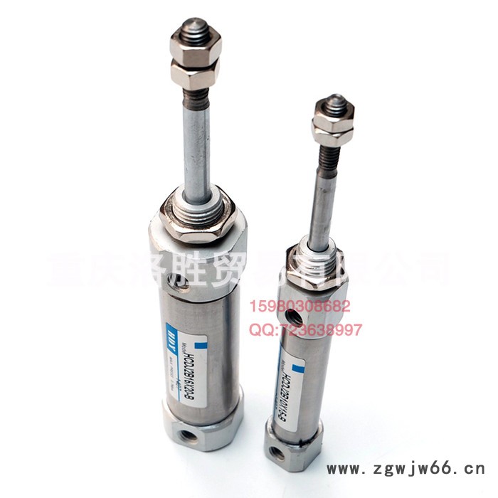 气动元件小型迷你不锈钢气缸CDJ2B-06*5-B/CDJ2B-06*10-B重庆现货