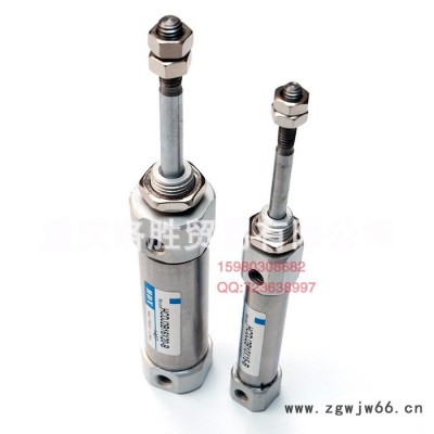 气动元件小型迷你不锈钢气缸CDJ2B-06*5-B/CDJ2B-06*10-B重庆现货