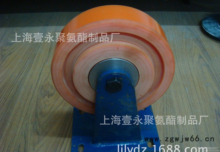 **壹永超重型万向轮 8寸超重型聚氨酯超重型万向轮图3