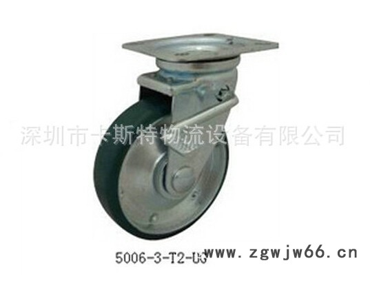 广州卡斯特工业5006-3-T2-UG万向轮重型工业脚轮批发代理图2
