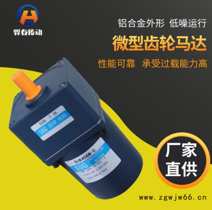 骅春 齿轮减速电动机 交直流两用电动机图2