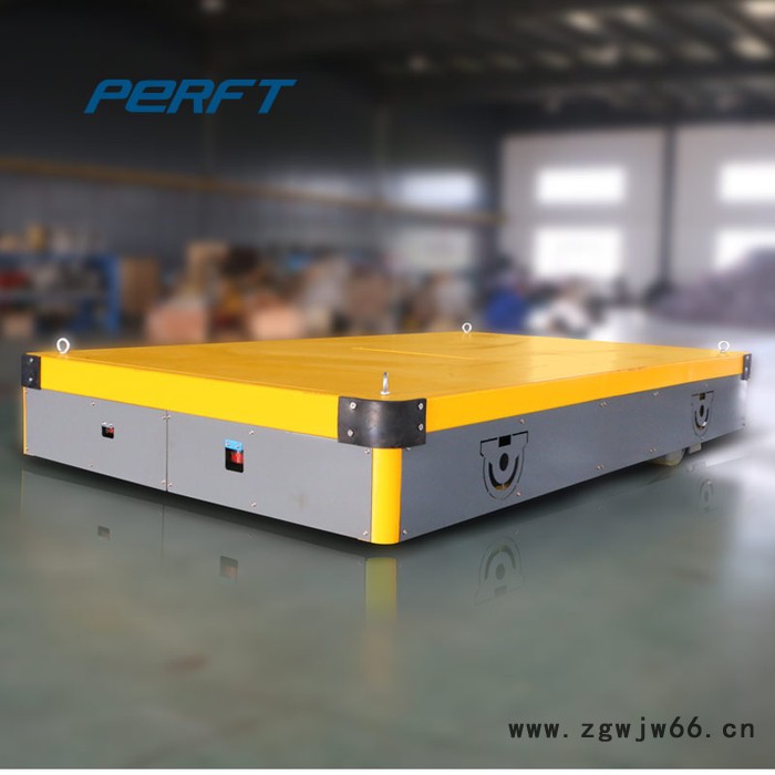 帕菲特 自移平板车定制款无轨电动平板车25吨 无线遥控平移搬运平台 原地打转万向轮图2