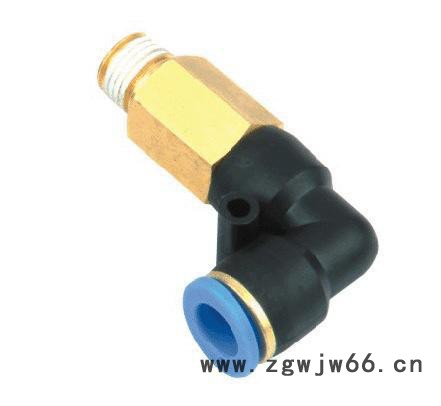 气动元件空压机气管快速接头L型二通PL10-0102气动接头