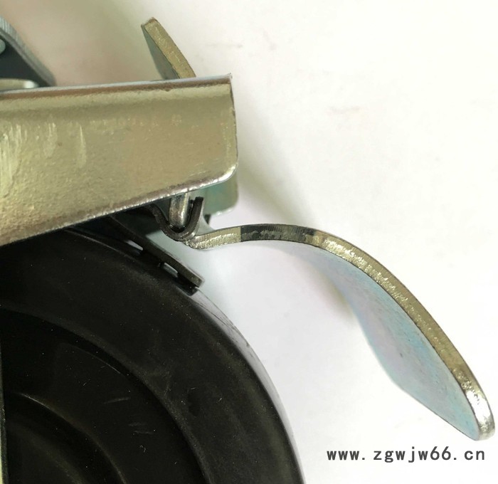 **立南A1-023万向轮不锈钢 有可刹车 有不刹车的 不锈钢万向轮 PCB周转车专用轮子图4