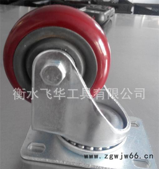 现货** 3.4.5寸聚氨酯塑芯万向轮 轻型脚轮 中型脚轮图2