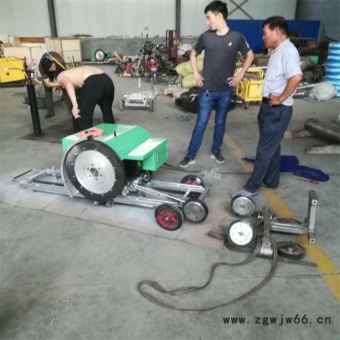 悍博绳锯机电动绳锯切割机多用万向轮混凝土金刚石绳切割机图8