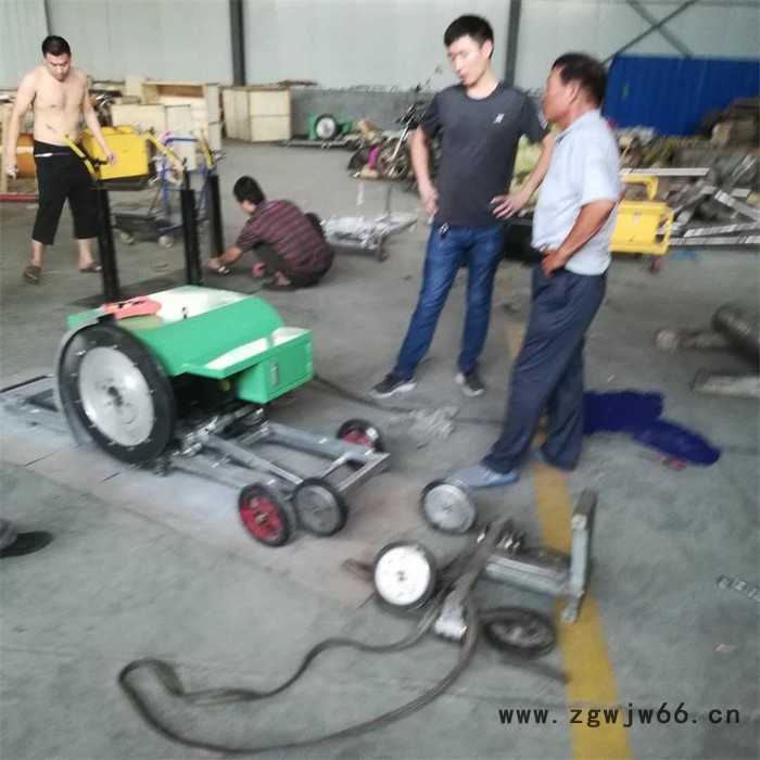 悍博绳锯机电动绳锯切割机多用万向轮混凝土金刚石绳切割机图5