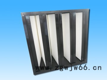 组合式V型高效过滤器 空气过滤器 大风量过滤器 过滤材料图2