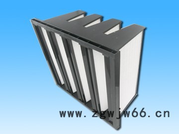 组合式V型高效过滤器 空气过滤器 大风量过滤器 过滤材料图3