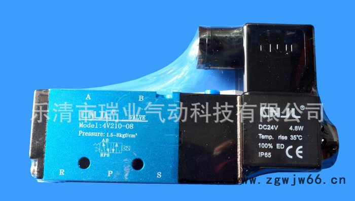 ,**4V210-08电磁阀 气动元件 二位五通