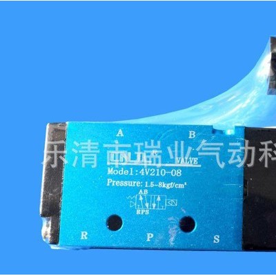 ,**4V210-08电磁阀 气动元件 二位五通