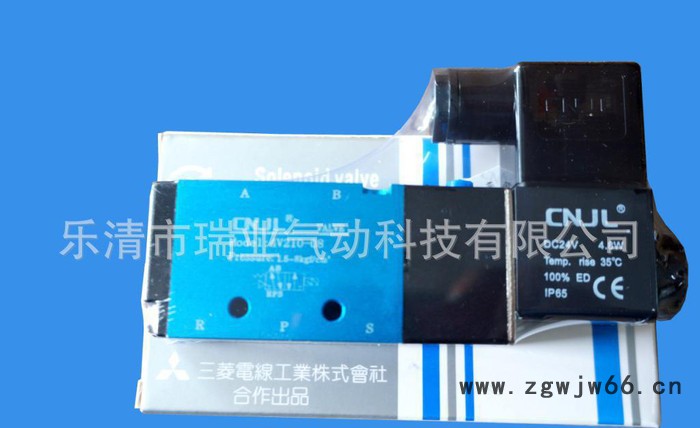 ,**4V210-08电磁阀 气动元件 二位五通图2