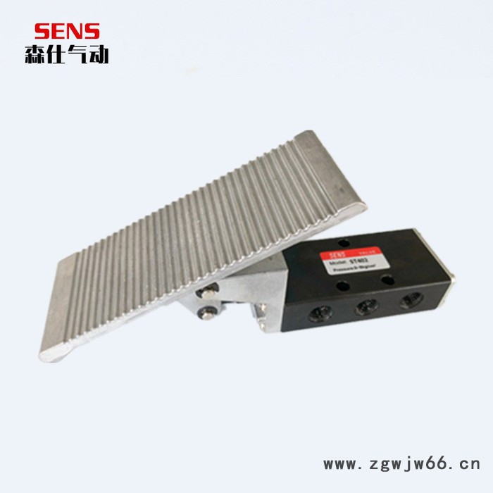 气动脚踏阀ST-402 ST-402A气动元件脚踏开关脚踩阀二位五通 ST402图2