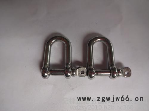 供应不锈钢卸扣 d型卸扣 固定卸扣 旋转卸扣 五金索具 船用配件图2