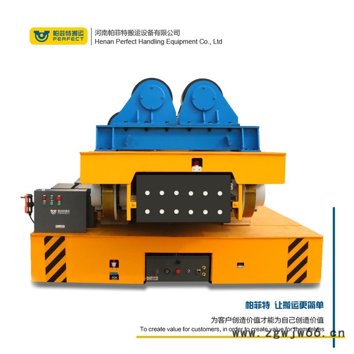 BXC-5吨蓄电池电动平车**定做电动轨道平板车 车间过跨20吨万向轮无级耐高温遥控平板转运车 厂家定做轨道平板车图5