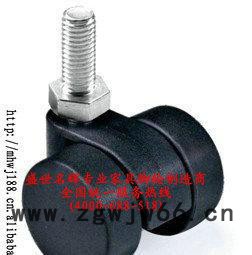 直销 新款螺丝万向轮带PU 家具脚轮 尼龙万向轮 PU万向轮图3