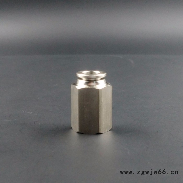 **路伟不锈钢气动内螺纹直通 快插接头 快速接头 外螺纹直通气动元件图2