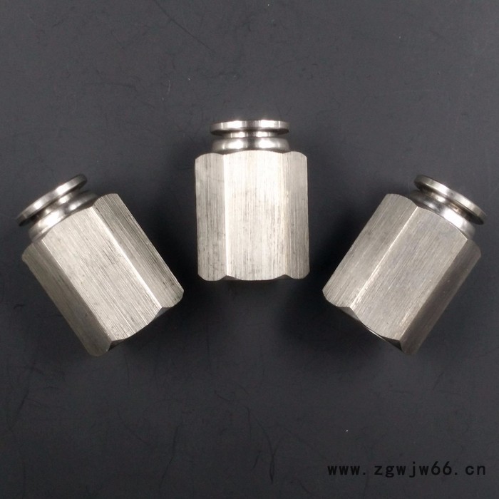 **路伟不锈钢气动内螺纹直通 快插接头 快速接头 外螺纹直通气动元件图3