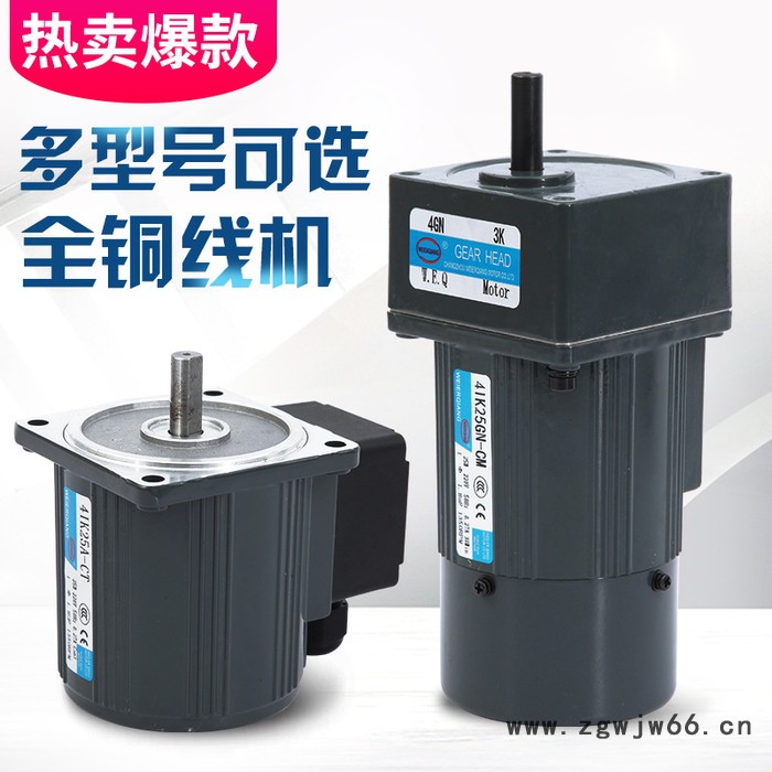 威尔强 调速电动机120W单相齿轮减速电动机图5