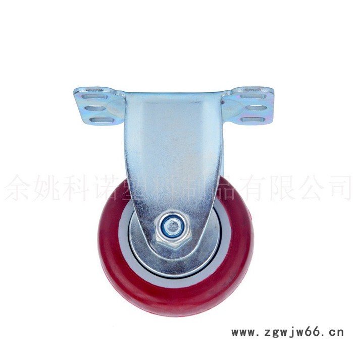 科诺 万向脚轮 各种尼龙脚轮 带刹车脚轮 PU万向轮厂家图4