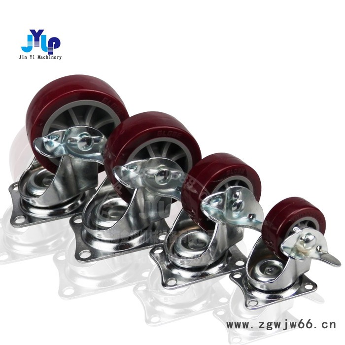 轮子**  环球脚轮 3寸轻型聚氨酯万向轮子 工业轮子 家具脚轮图2