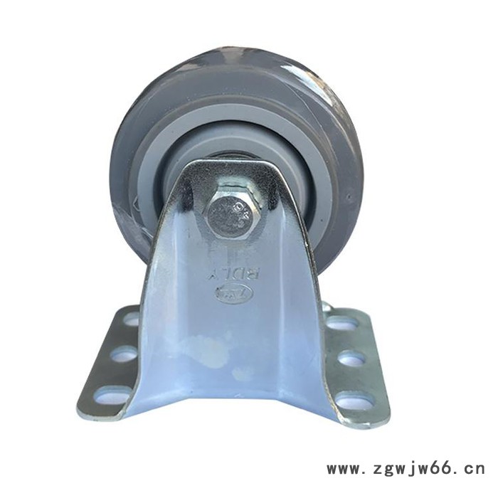 北大轮业** 灰色人造胶轮  人造橡胶轮子 工具车轮 工业脚轮 万向轮图4