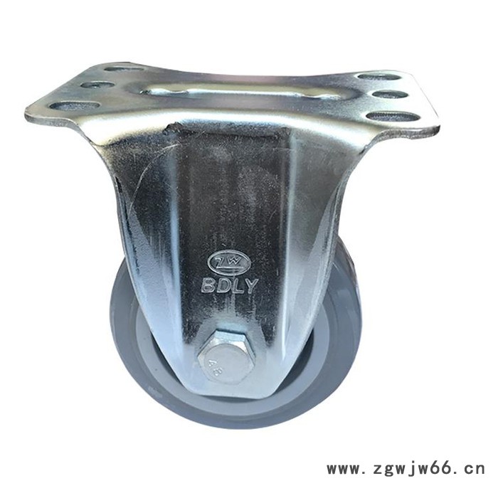 北大轮业** 灰色人造胶轮  人造橡胶轮子 工具车轮 工业脚轮 万向轮图6