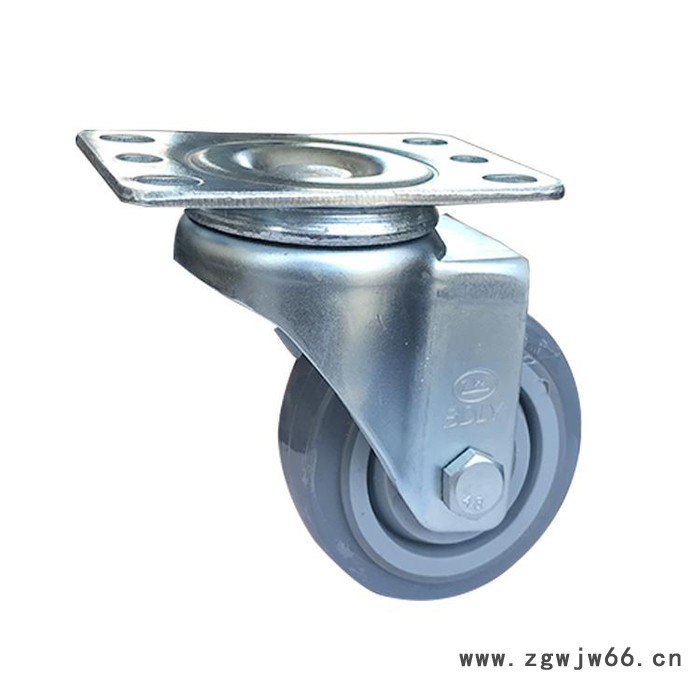 北大轮业** 灰色人造胶轮  人造橡胶轮子 工具车轮 工业脚轮 万向轮图5